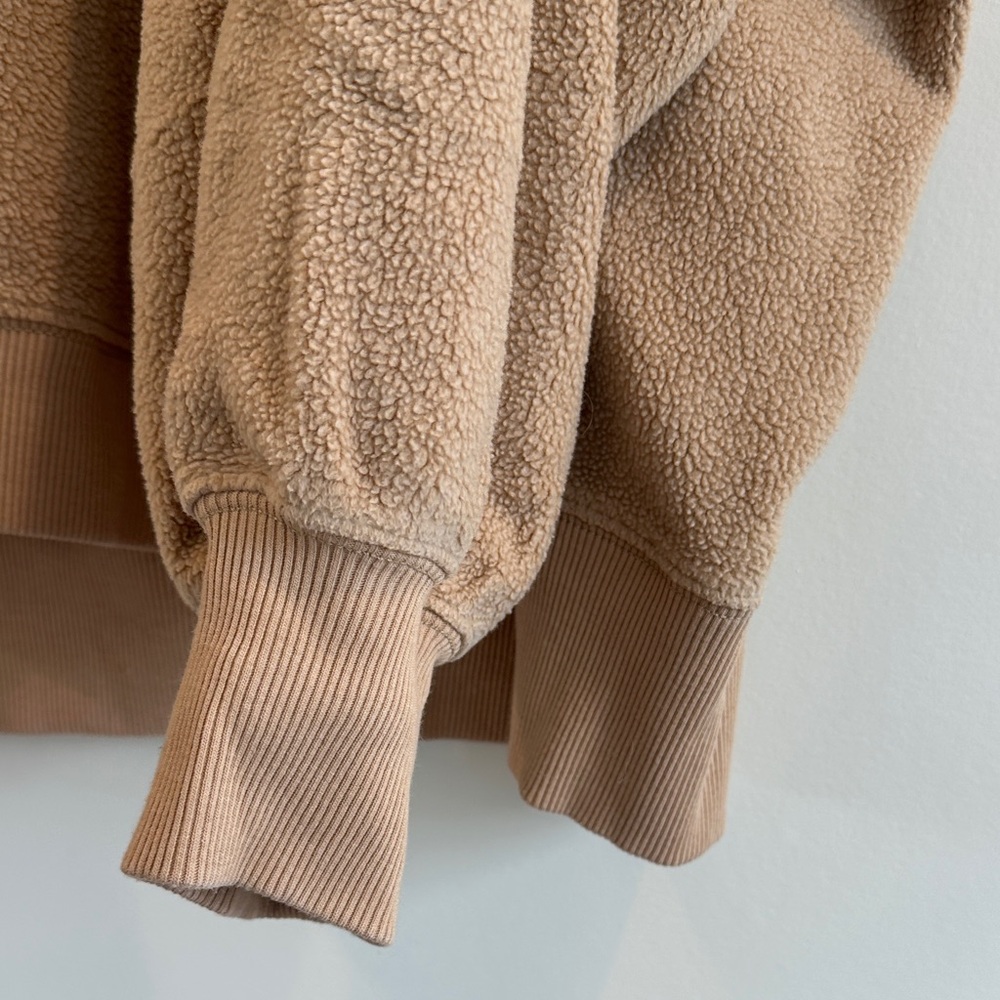 American Eagle Oversized Tan Women's Sweatshirt - Picture 4 of 9